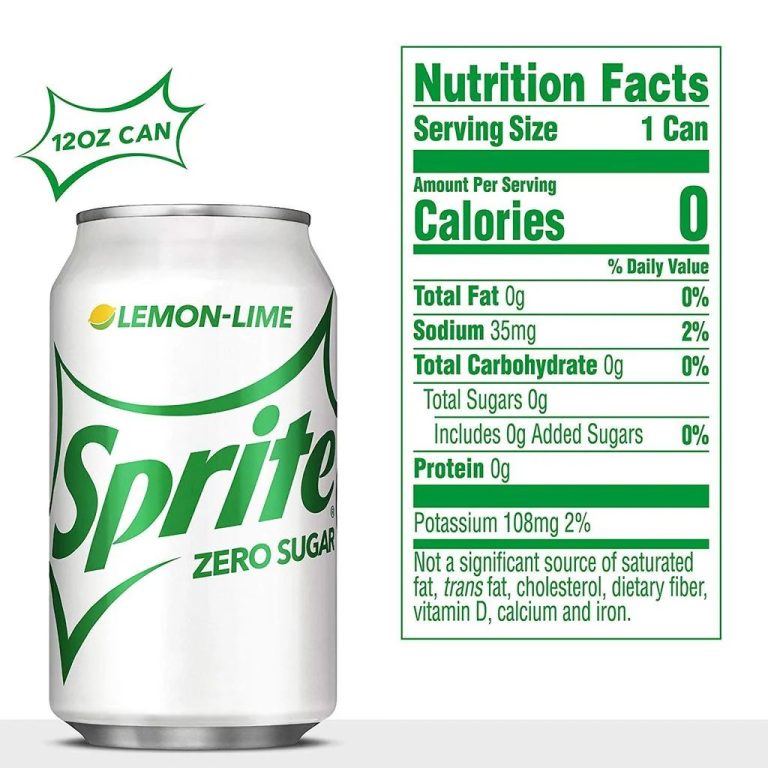 Sprite nutrition soda ingredients can calories information impossible also find was dad internet contents website found company sodium citrate much