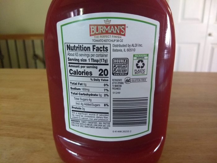 Nutrition Facts of Ketchup A Comprehensive Guide