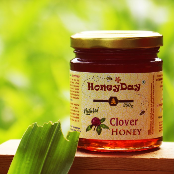 Clover honey nutrition facts