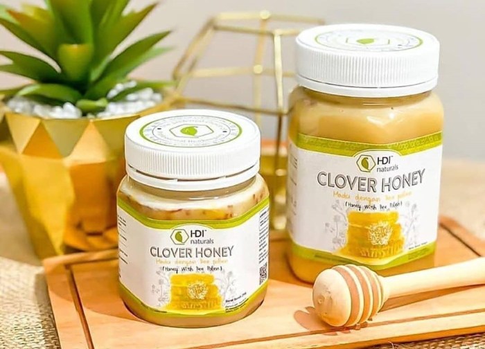 Clover honey nutrition facts