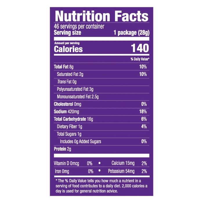 Takis fuego nutrition facts